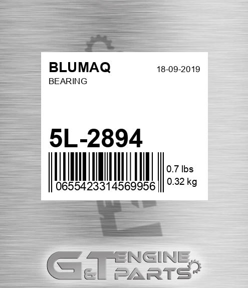 5L-2894 Bearing for BLUMAQ