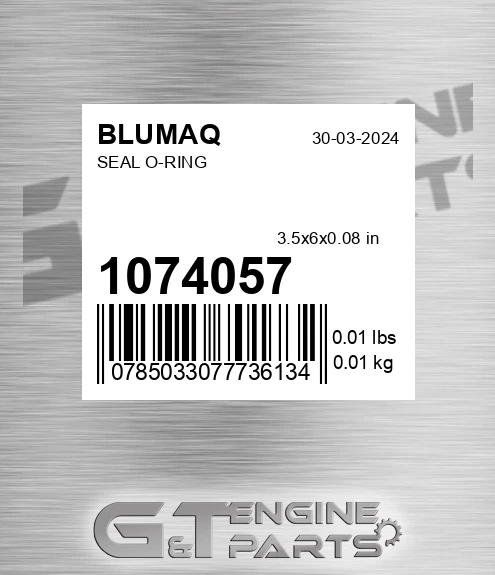 107-4057 Seal O-ring for BLUMAQ