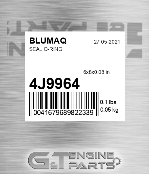4J-9964 Seal O-ring for BLUMAQ