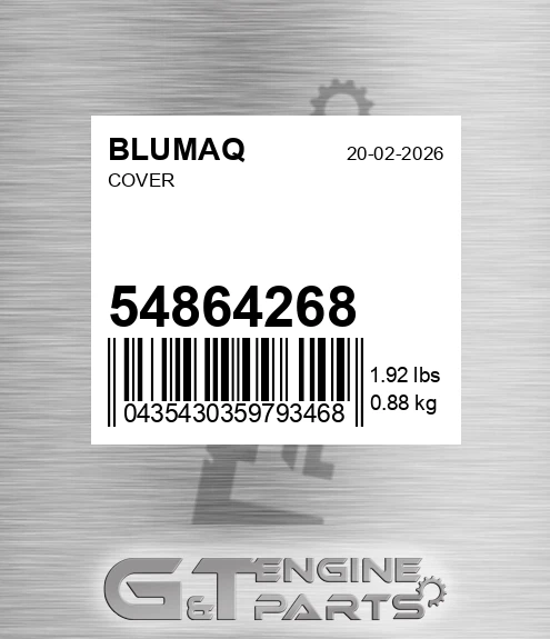 54864268 Cover for BLUMAQ