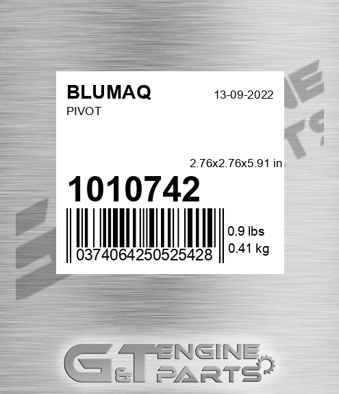 101-0742 Pivot for BLUMAQ