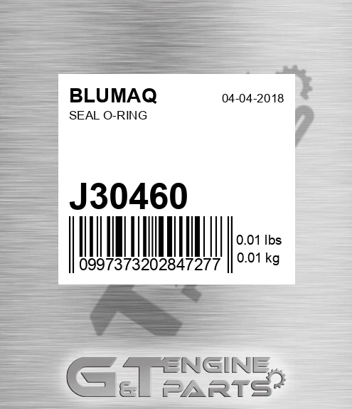 J30460 Seal O-ring