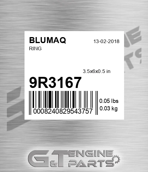 9R-3167 Ring for BLUMAQ