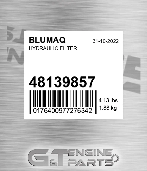 48139857 Hydraulic Filter