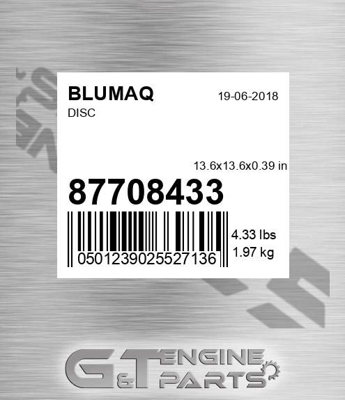 87708433 Disc
