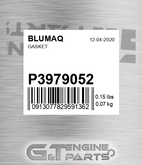 P3979052 Gasket for BLUMAQ