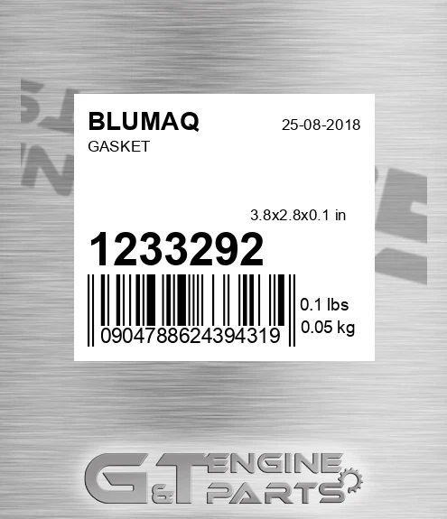 123-3292 BLUMAQ Gasket