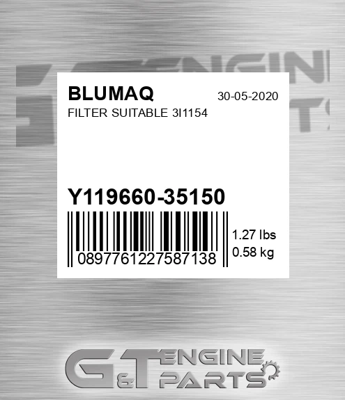 Y119660-35150 Filter Suitable 3i1154