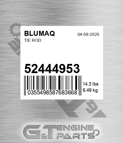 52444953 Tie Rod for BLUMAQ