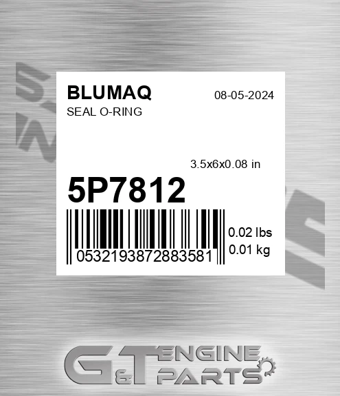 5P-7812 Seal O-ring for BLUMAQ