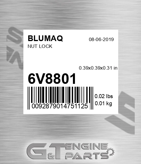 6V-8801 Nut Lock for BLUMAQ