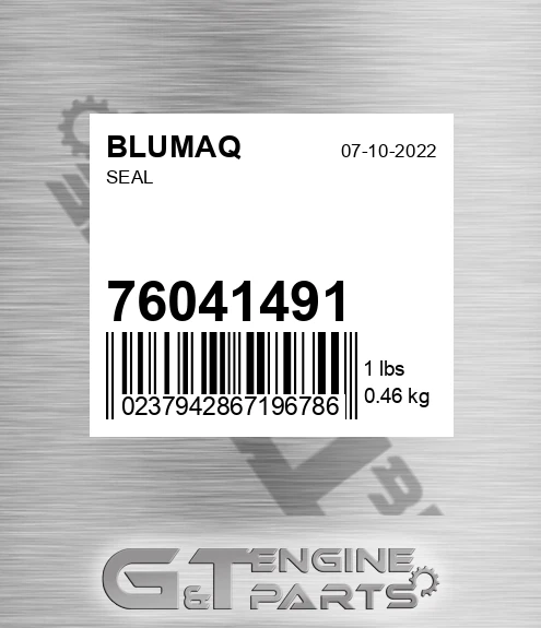 76041491 Seal