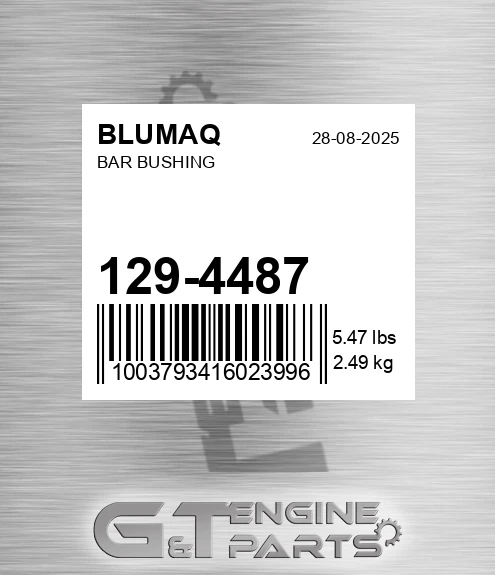 129-4487 Bar Bushing for BLUMAQ