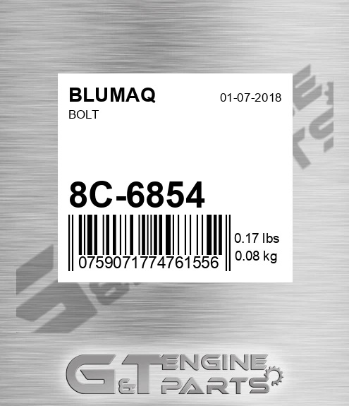 8C-6854 Bolt