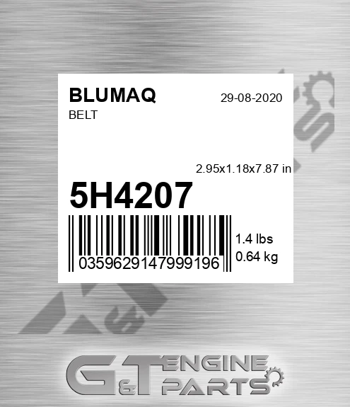 5H-4207 Belt for BLUMAQ
