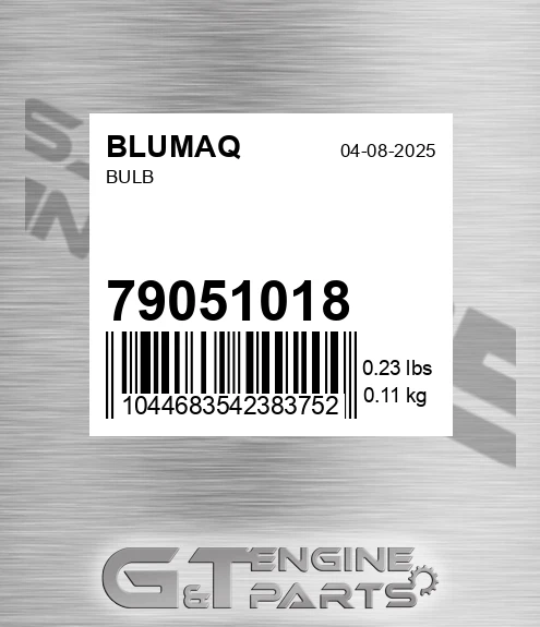 79051018 Bulb