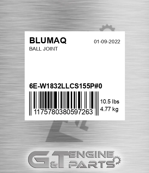 6E-W1832LLCS155P#0 Ball Joint for BLUMAQ