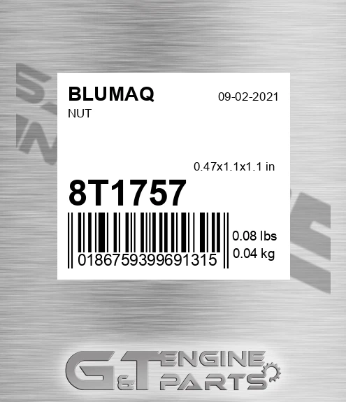 8T-1757 Nut