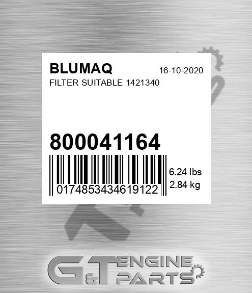 800041164 Filter Suitable 1421340