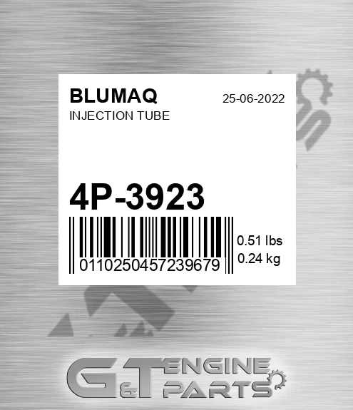 4P-3923 Injection Tube