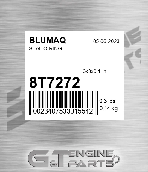 8T-7272 Seal O-ring for BLUMAQ