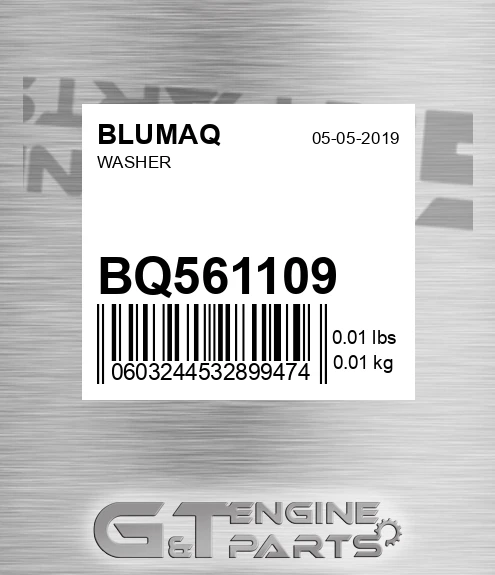 BQ561109 Washer for BLUMAQ