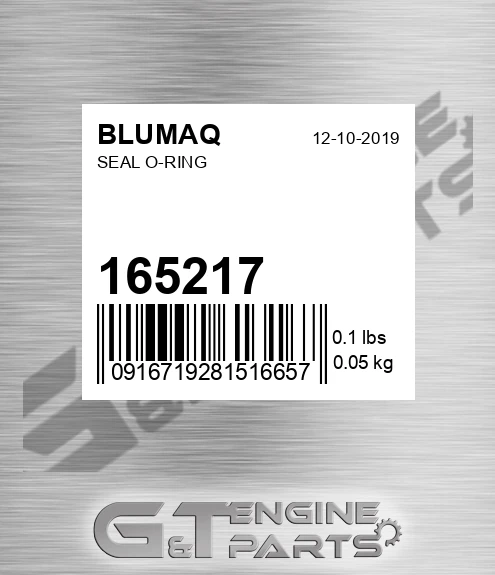 165217 BLUMAQ Seal O-ring