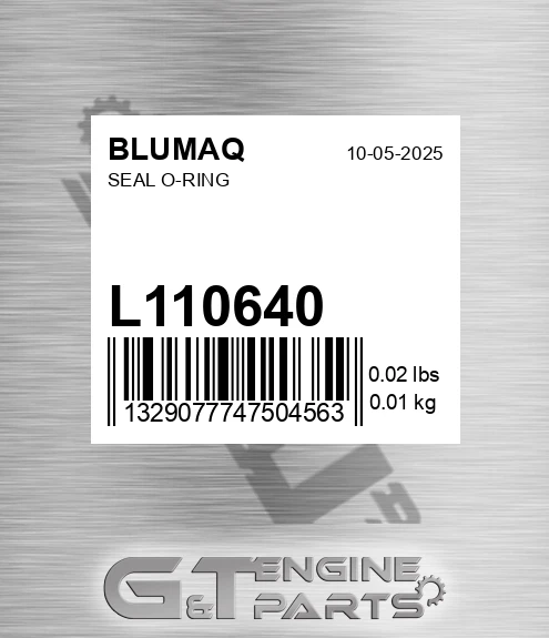 L110640 Seal O-ring