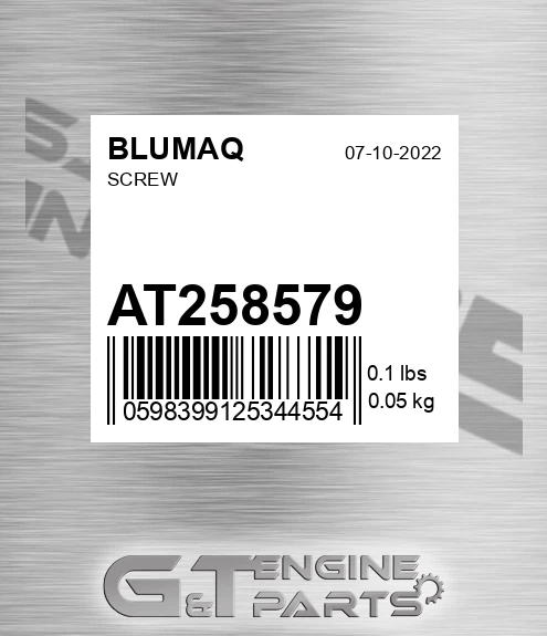 AT258579 Screw for BLUMAQ