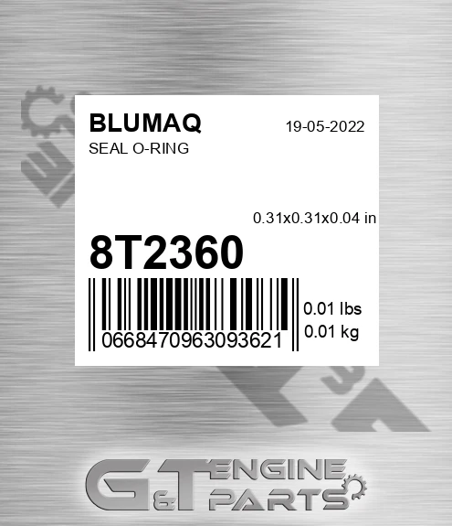8T-2360 Seal O-ring for BLUMAQ