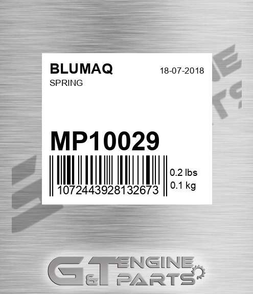 MP10029 Spring