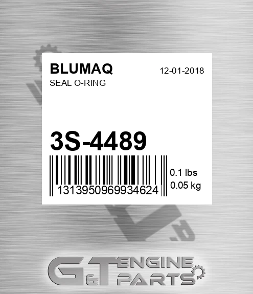 3S-4489 Seal O-ring for BLUMAQ