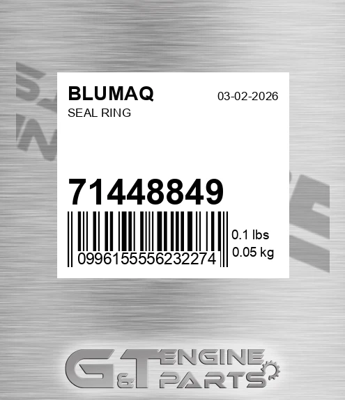 71448849 BLUMAQ Seal Ring