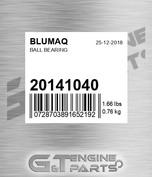 20141040 Ball Bearing