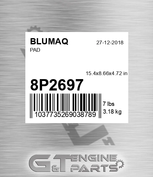 8P-2697 Pad for BLUMAQ