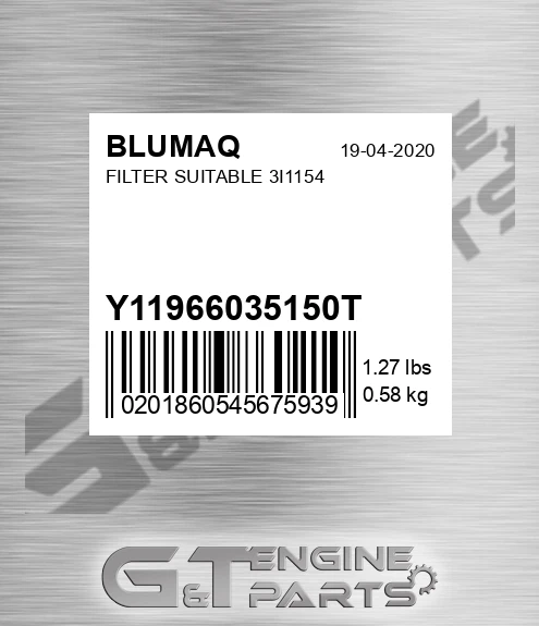 Y11966035150T Filter Suitable 3i1154