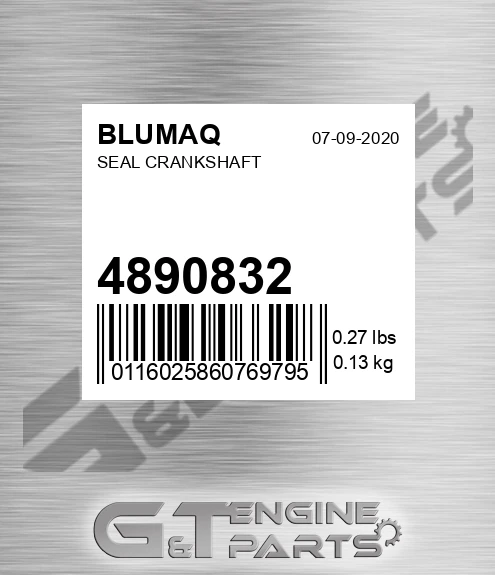4890832 BLUMAQ Seal Crankshaft