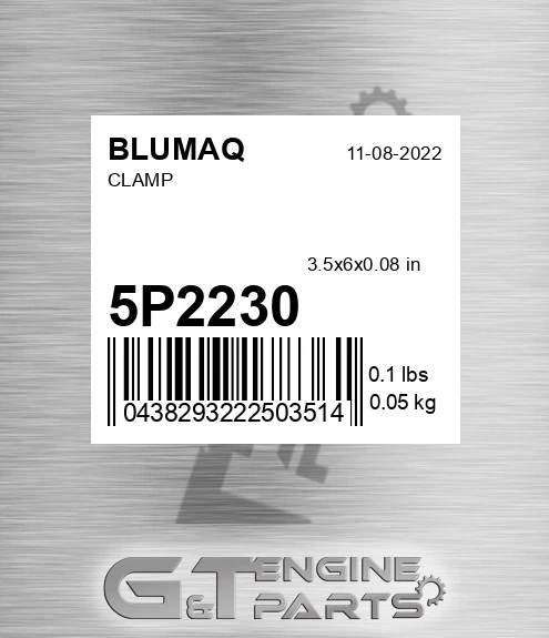 5P-2230 Clamp for BLUMAQ