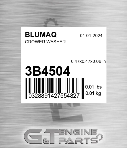 3B-4504 Grower Washer