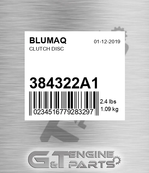 384322A1 Clutch Disc for BLUMAQ
