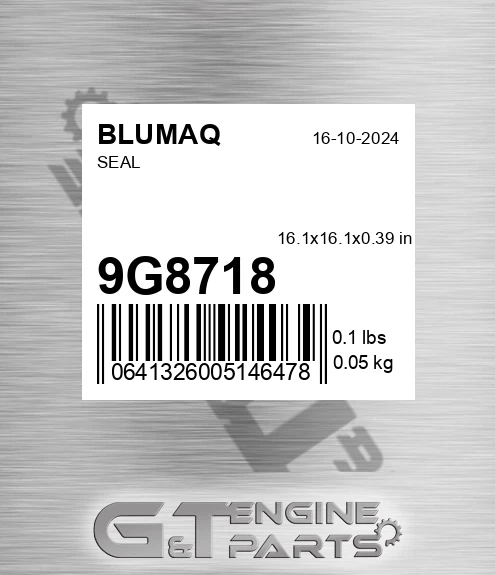 9G-8718 BLUMAQ Seal