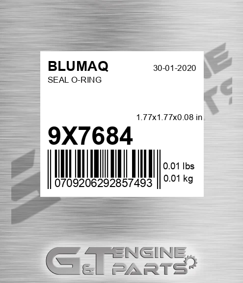 9X-7684 Seal O-ring for BLUMAQ