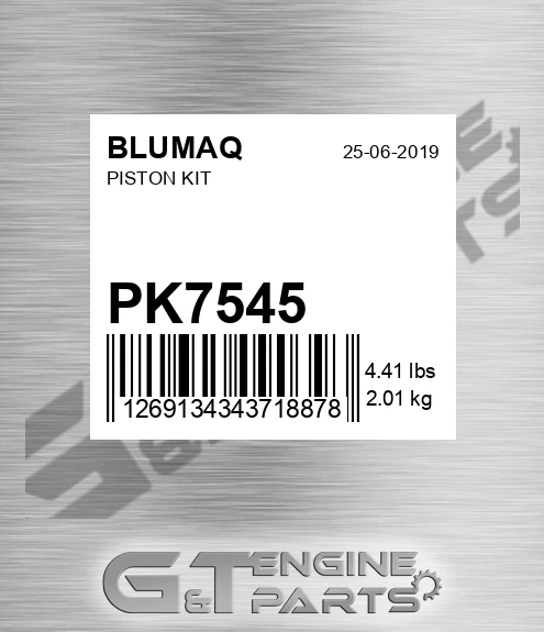 PK7545 BLUMAQ Piston Kit
