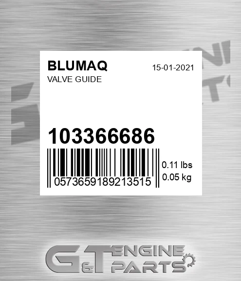 103366686 Valve Guide for BLUMAQ