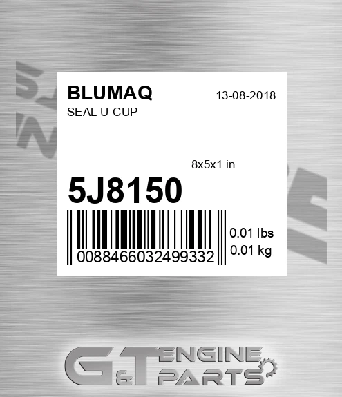 5J-8150 BLUMAQ Seal U-cup
