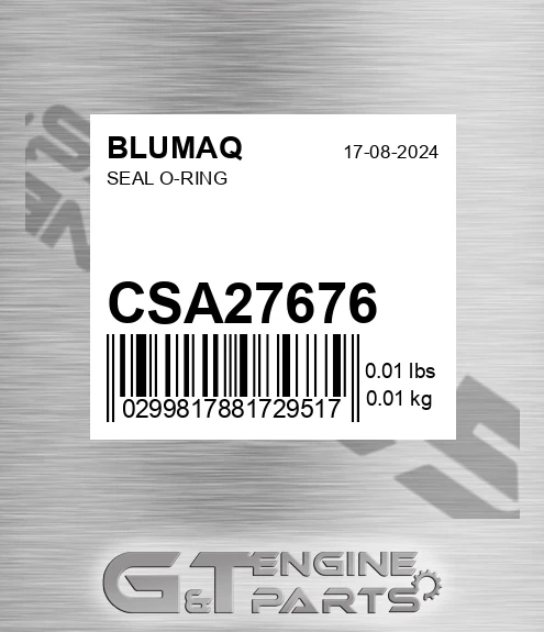 CSA27676 BLUMAQ Seal O-ring
