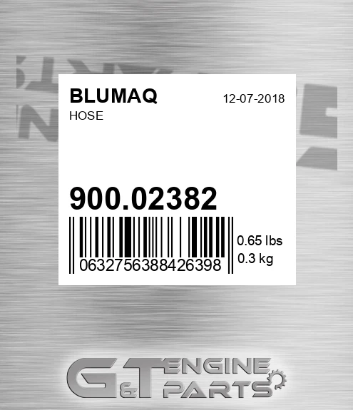 900.02382 Hose for BLUMAQ