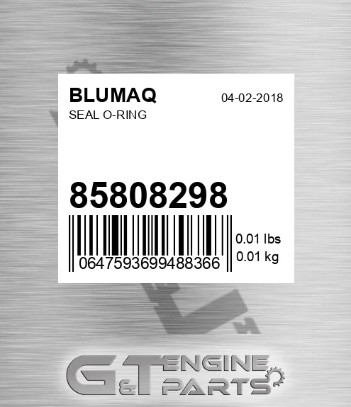 85808298 BLUMAQ Seal O-ring