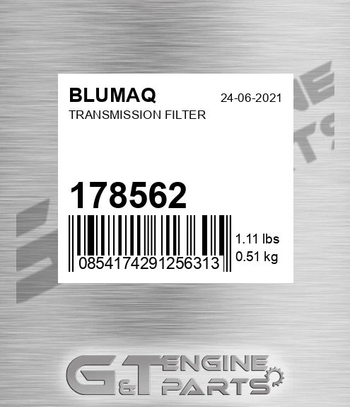 178562 BLUMAQ Transmission Filter