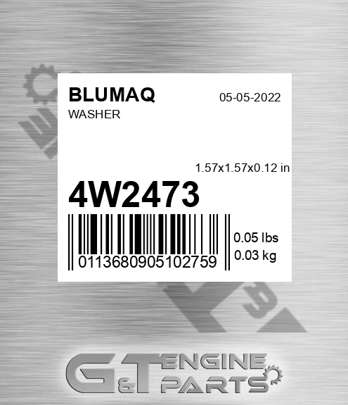 4W-2473 Washer for BLUMAQ